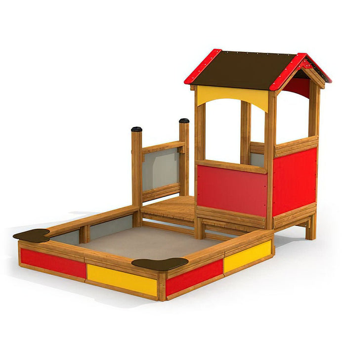 Larslaj Spielhaus Julien Outdoor Spielgeraet Kinderhaus 1 Jahre U3 Holz Spielplatz
