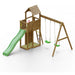 Fungoo BOOMER3 Spielturm mit Rutsche 2 Schaukel Kletterwand 2 Sandkasten Garten