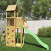 Fungoo BOOMER3 Spielturm mit Rutsche 2 Schaukel Kletterwand 2 Sandkasten Klettern