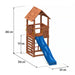Fungoo CAROL1 Spielturm mit Rutsche Sandkasten Spielen