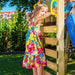 Fungoo CAROL 1 Spielturm mit Rutsche Sandkasten Garten
