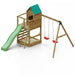 Fungoo JARCAS 4 Spielturm mit Rutsche 2 Schaukel Sandkasten Kinder