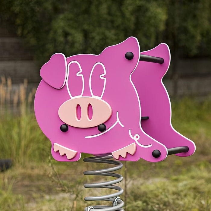 Larslaj Federtier Wilbur Outdoor Spielgeraet Wippe 1 Jahre U3 Holz Kinder
