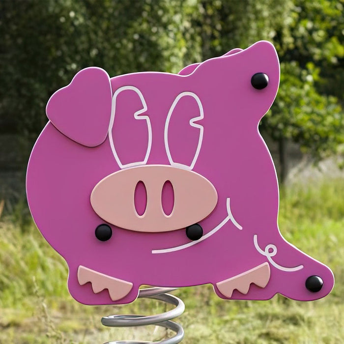 Larslaj Federtier Wilbur Outdoor Spielgeraet Wippe 1 Jahre U3 Holz Kita