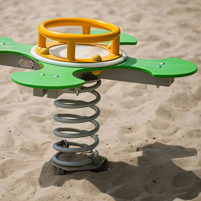 Larslaj Federwippe 4Freunde Outdoor Spielgeraet Wippe 2 Jahre U3 Holz Kinder