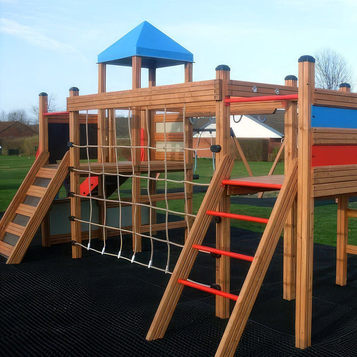 Larslaj Klettergeruest Alina Outdoor Spielgeraet Kletterturm 3 Jahre Holz Ansicht
