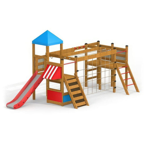 Larslaj Klettergeruest Alina Outdoor Spielgeraet Kletterturm 3 Jahre Holz Schule