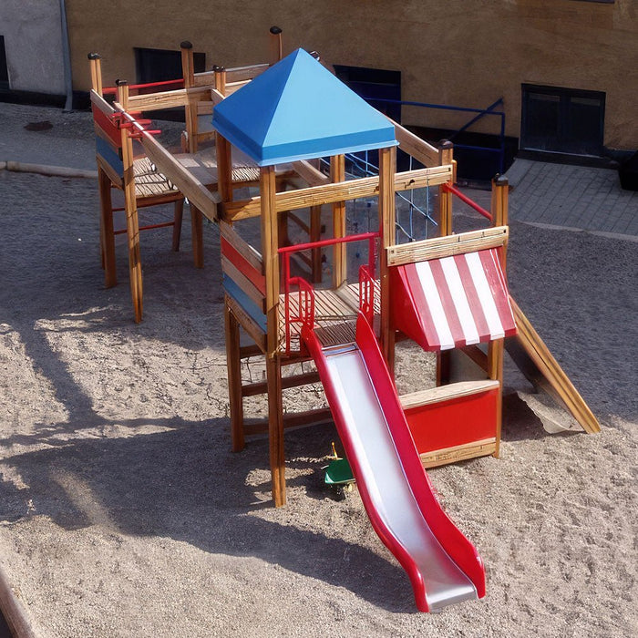 Larslaj Klettergeruest Alina Outdoor Spielgeraet Kletterturm 3 Jahre Holz Spielplatz