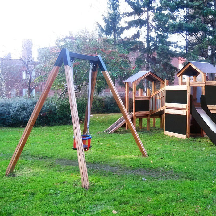 Larslaj Schaukel Emil Outdoor Spielgeraet Babyschaukel Kinderschaukel 1 Jahre U3 Holz Spielplatz