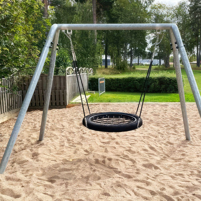 Larslaj Schaukel Fabian Outdoor Spielgeraet Nestschaukel Kinderschaukel 3 Jahre Holz Kinder