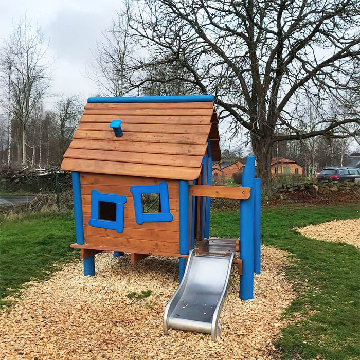 Larslaj Spielhaus Joris Outdoor Spielgeraet Kinderhaus 1 Jahre U3 Holz Kita