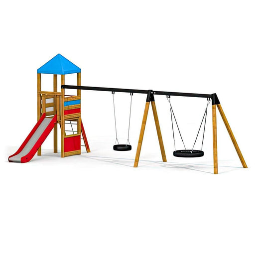 Larslaj Spielturm Emily Outdoor Spielgeraet Kletterturm 3 Jahre Holz Schule
