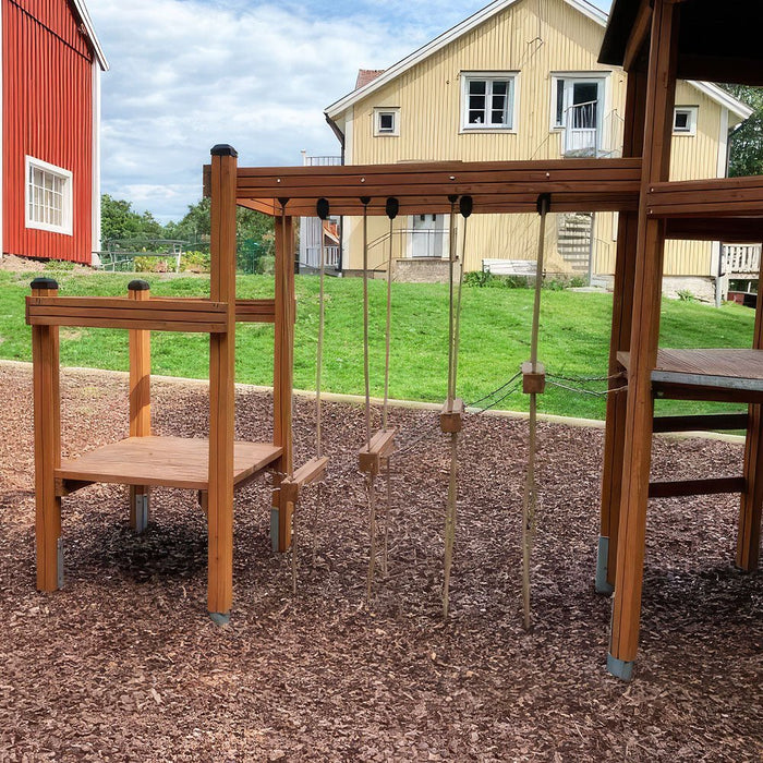 Larslaj Spielturm Keno Outdoor Spielgeraet Kletterturm 3 Jahre Holz Schule