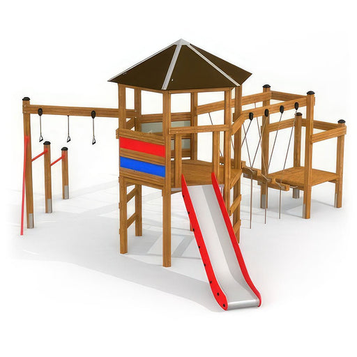 Larslaj Spielturm Keno Outdoor Spielgeraet Kletterturm 3 Jahre Holz Spielplatz