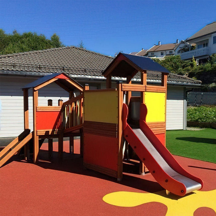 Spielturm Lion, Ab 3 Jahren, aus Holz Lärche, Gewerbefabrik