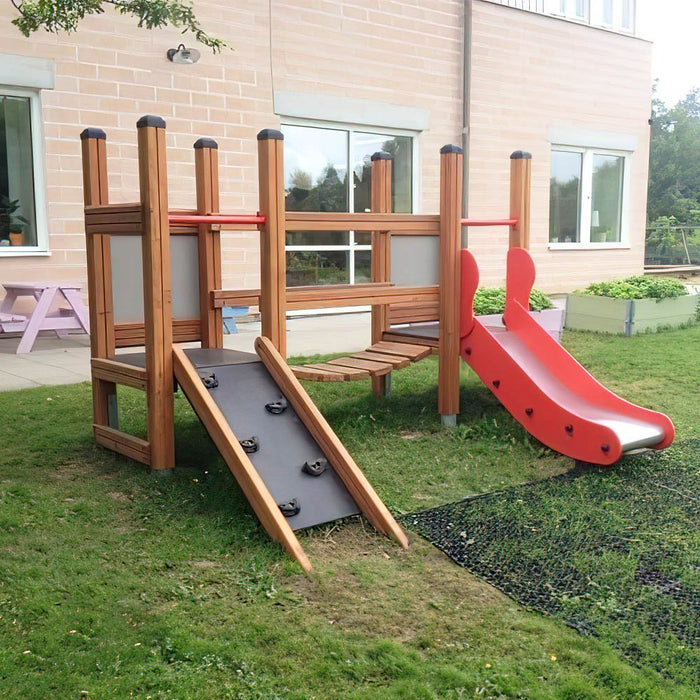 Larslaj Spielturm Steppke Outdoor Spielgeraet Kletterturm 1 Jahre U3 Holz Spielplatz