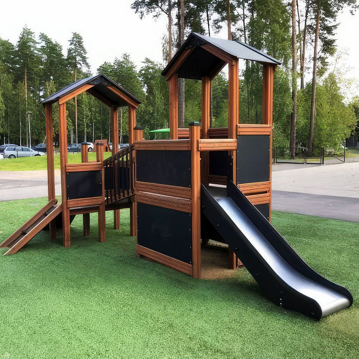 Larslaj Spielturm Valerie Outdoor Spielgeraet Kletterturm 3 Jahre Holz Kita