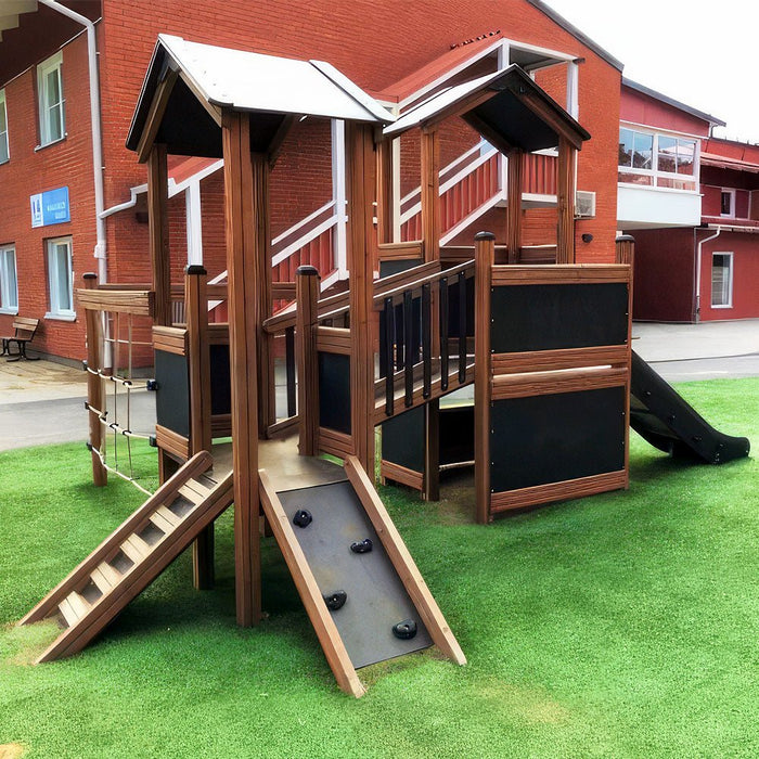 Larslaj Spielturm Valerie Outdoor Spielgeraet Kletterturm 3 Jahre Holz Spielplatz