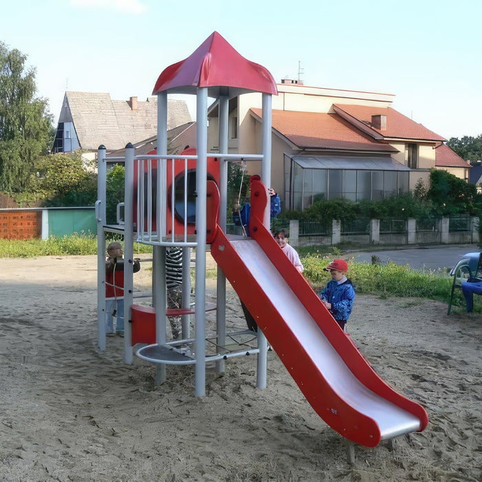 Spielturm Nero, Ab 3 Jahren, kletter, Gewerbefabrik